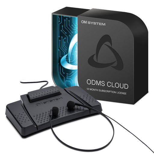 OM System AS-9100 Transcription Kit with ODMS Cloud 12-Month Subscription