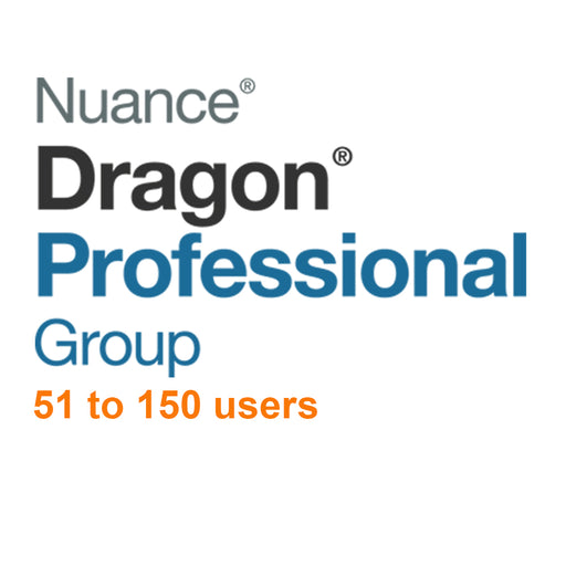 Nuance Dragon Professional Group 15 Volume License 51 - 150 Users - Speak-IT Solutions LTD