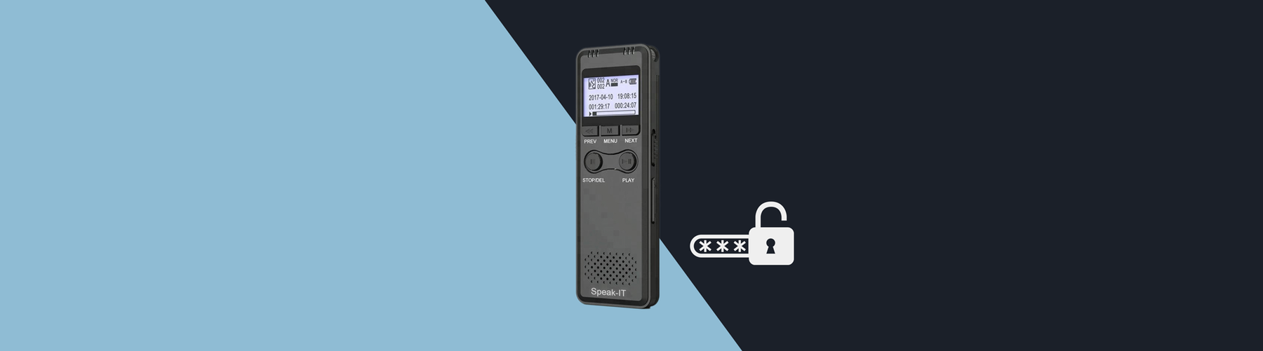 The Best Password Protected Voice Recorder?