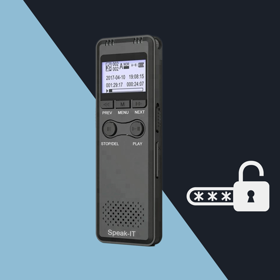 The Best Password Protected Voice Recorder?