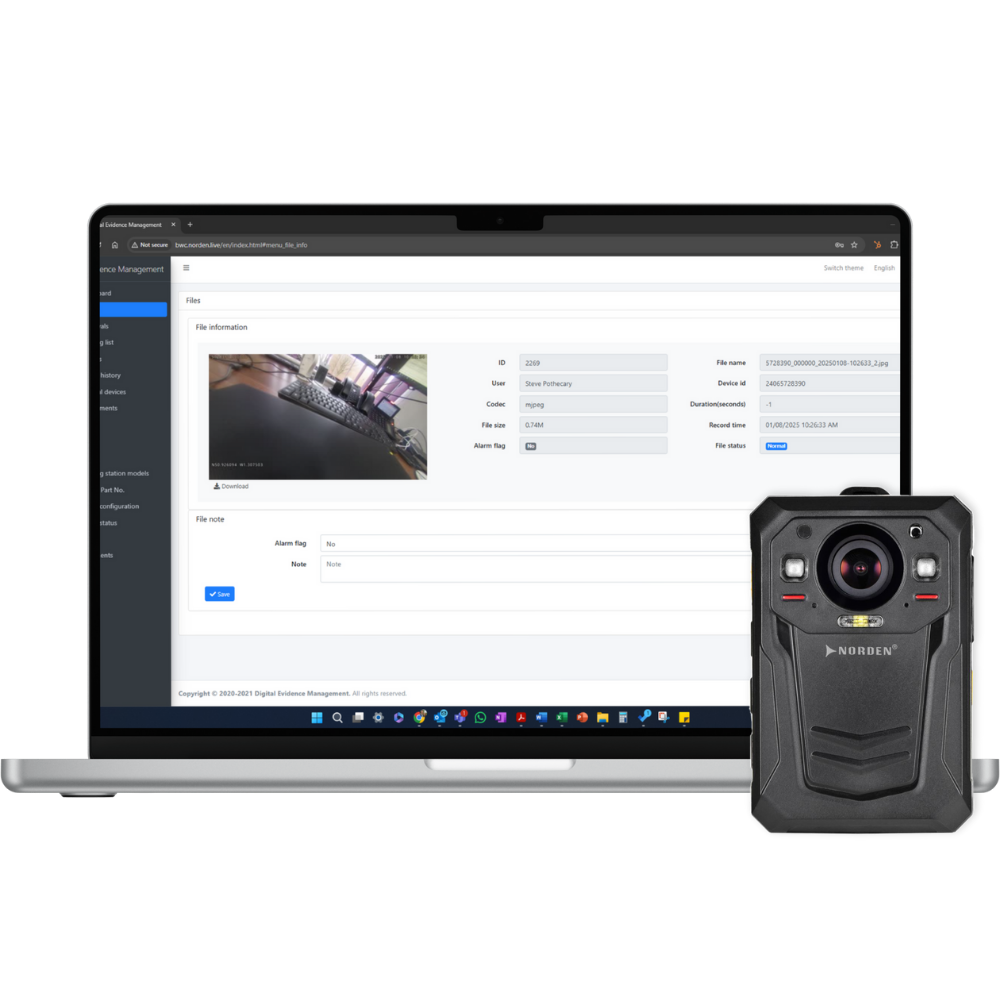 Norden DEM Cloud Storage Device License (12 Months)