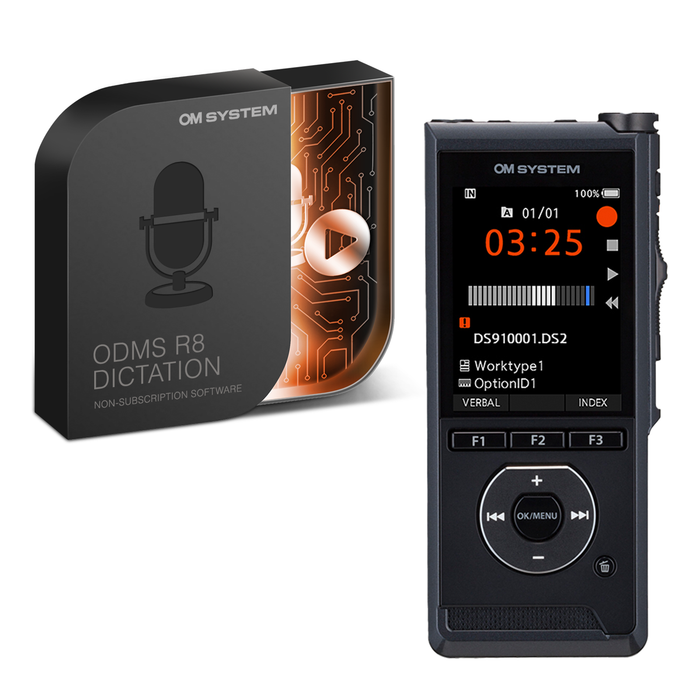 OM SYSTEM DS-9100 Standard Kit (inc. ODMS R8 Dictation Module)