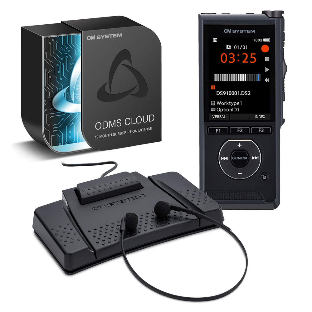 OM SYSTEM DS-9100 Standard & AS-9100 Cloud Starter Kit (inc. ODMS Cloud)
