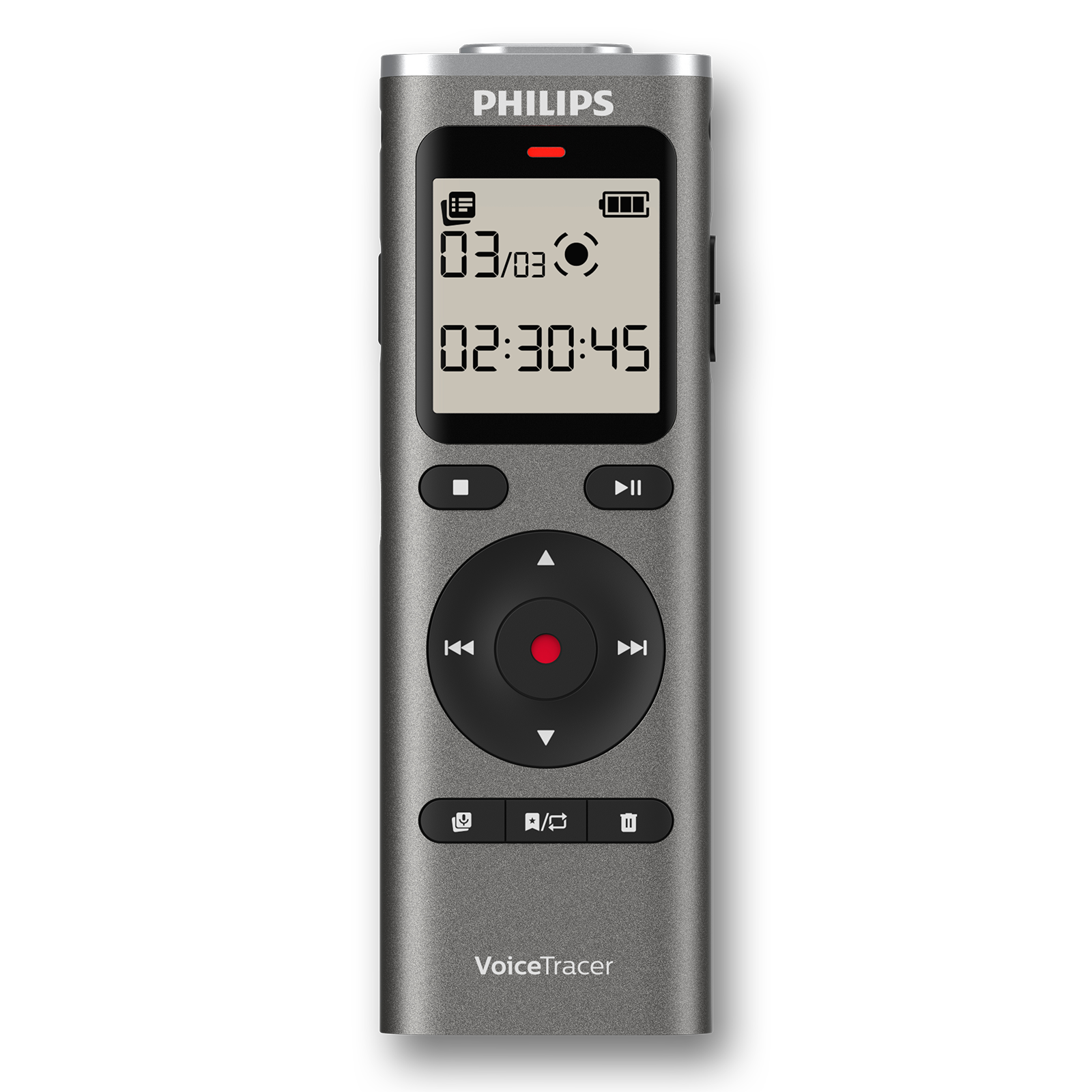 Philips DVT1170 Digital VoiceTracer Audio Recorder 8GB