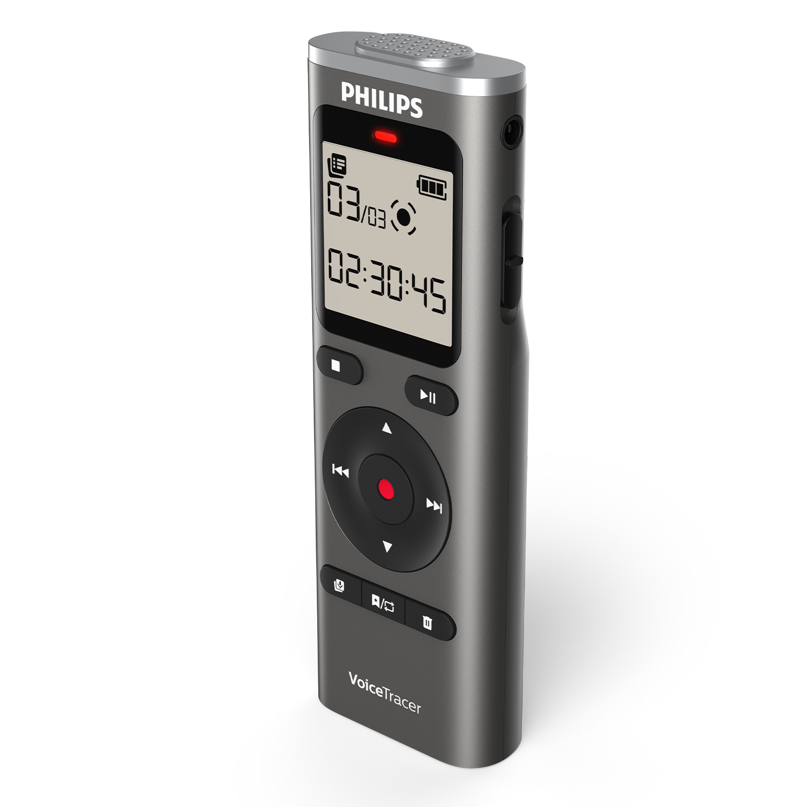 Philips DVT1170 Digital VoiceTracer Audio Recorder 8GB