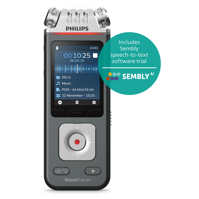 Philips DVT6115 VoiceTracer Music Recorder