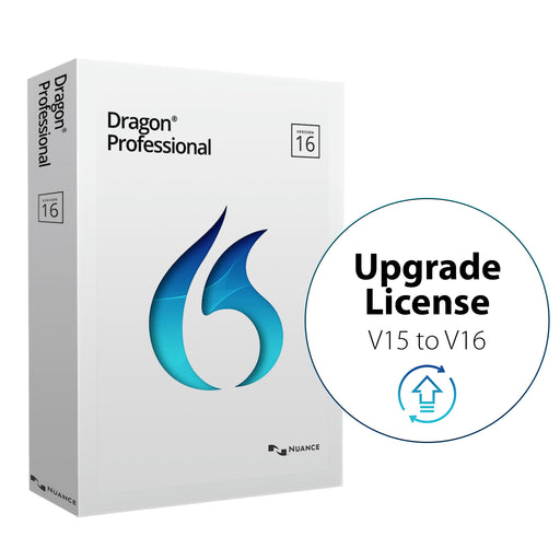 Nuance Dragon Professional V16 UPGRADE LICENSE (from Dragon Professional Individual V15)