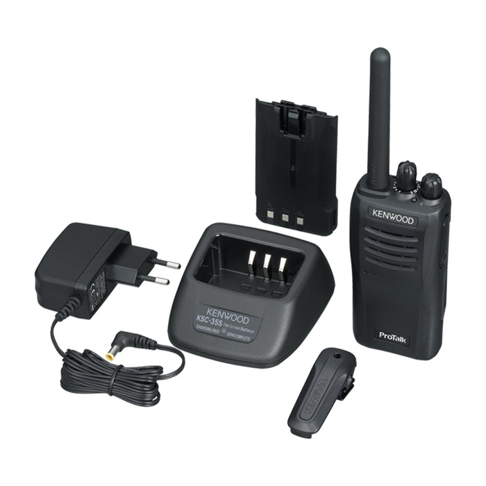 Kenwood TK-3501T ProTalk License Free Analogue Two-Way Radio with Single Charger