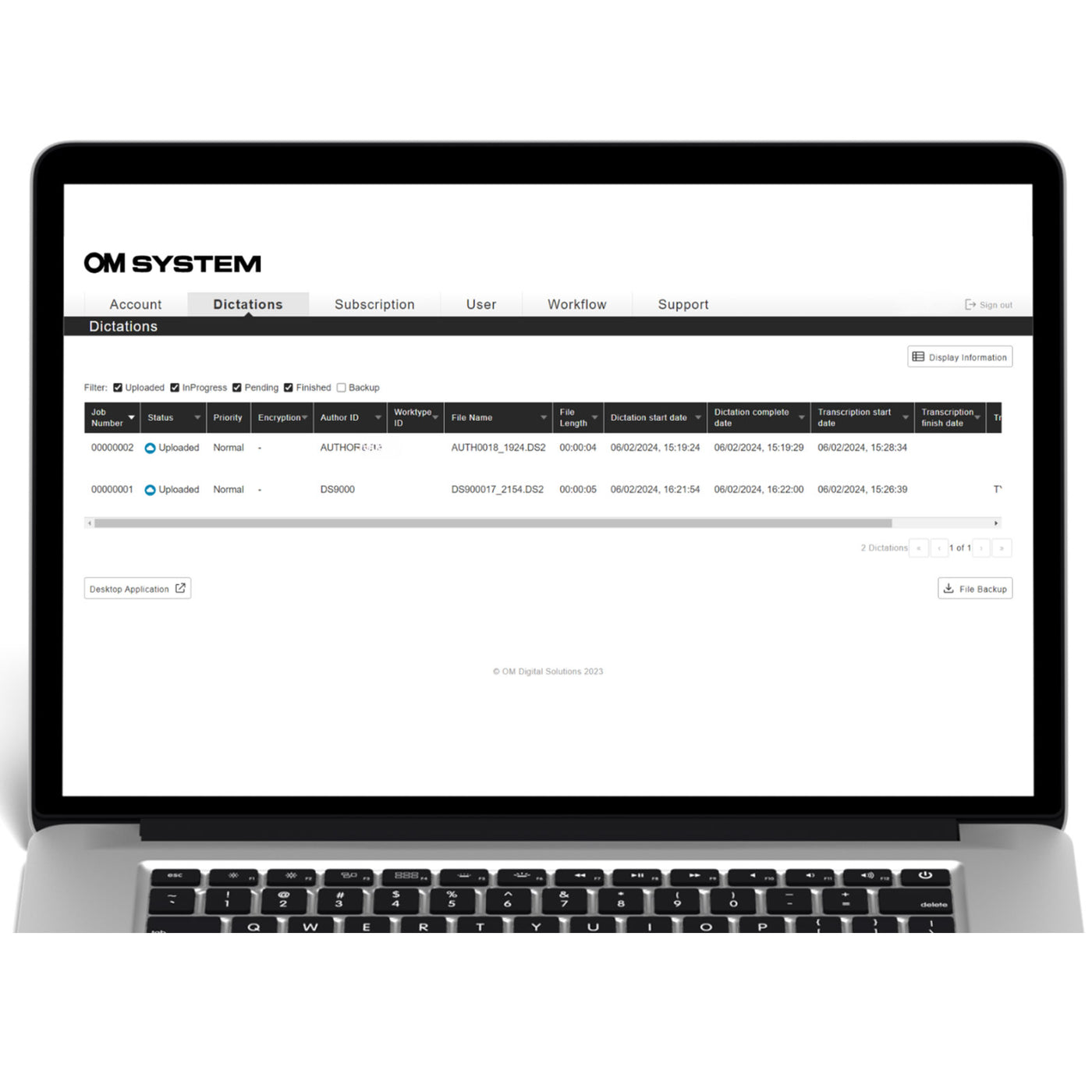 OM SYSTEM ODMS Cloud with Speech Recognition - 12 Month Subscription ...