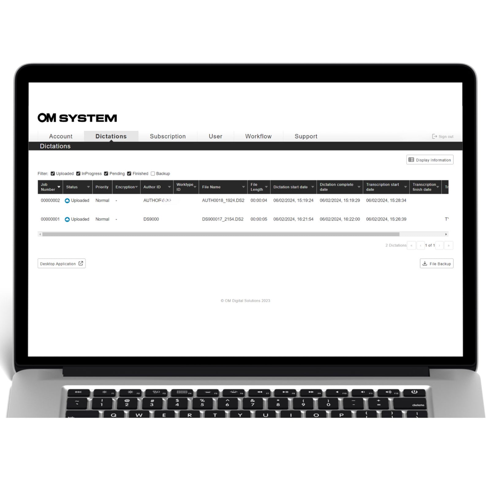 OM SYSTEM ODMS Cloud with Speech Recognition - 12 Month Subscription ...