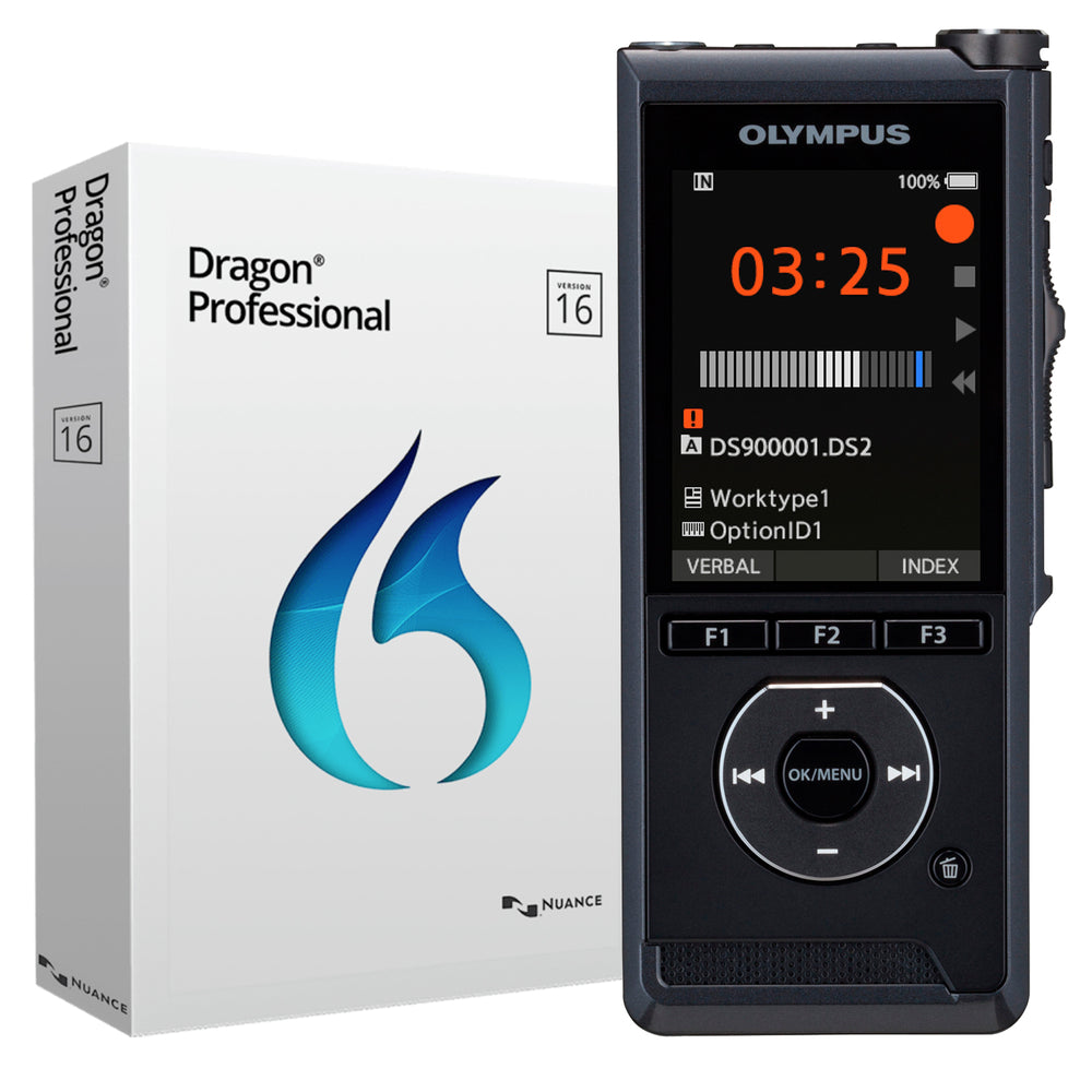 Olympus DS-9000 Premium Kit with Dragon Professional V16 Software