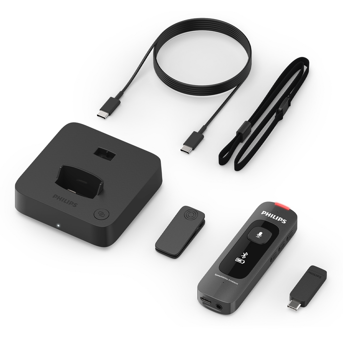 Philips PSM5000 SpeechMike Ambient - wearable AI microphone (Office version)