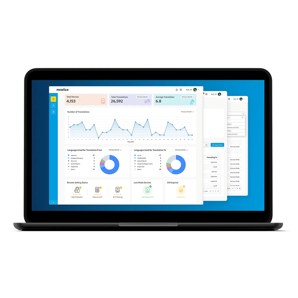Pocketalk Ventana Admin Portal (Up to 200 devices)