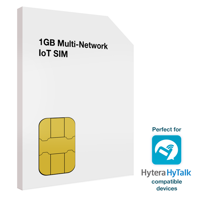 1GB Multi-network IoT SIM Card for PoC devices - 12 months