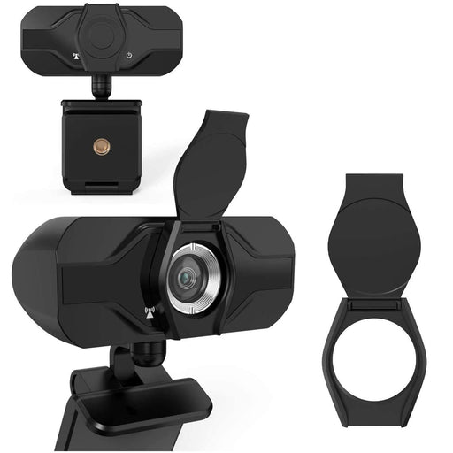 Speak-IT 1080P HD Webcam with Tripod Mount & Anti-Peep Privacy Cover