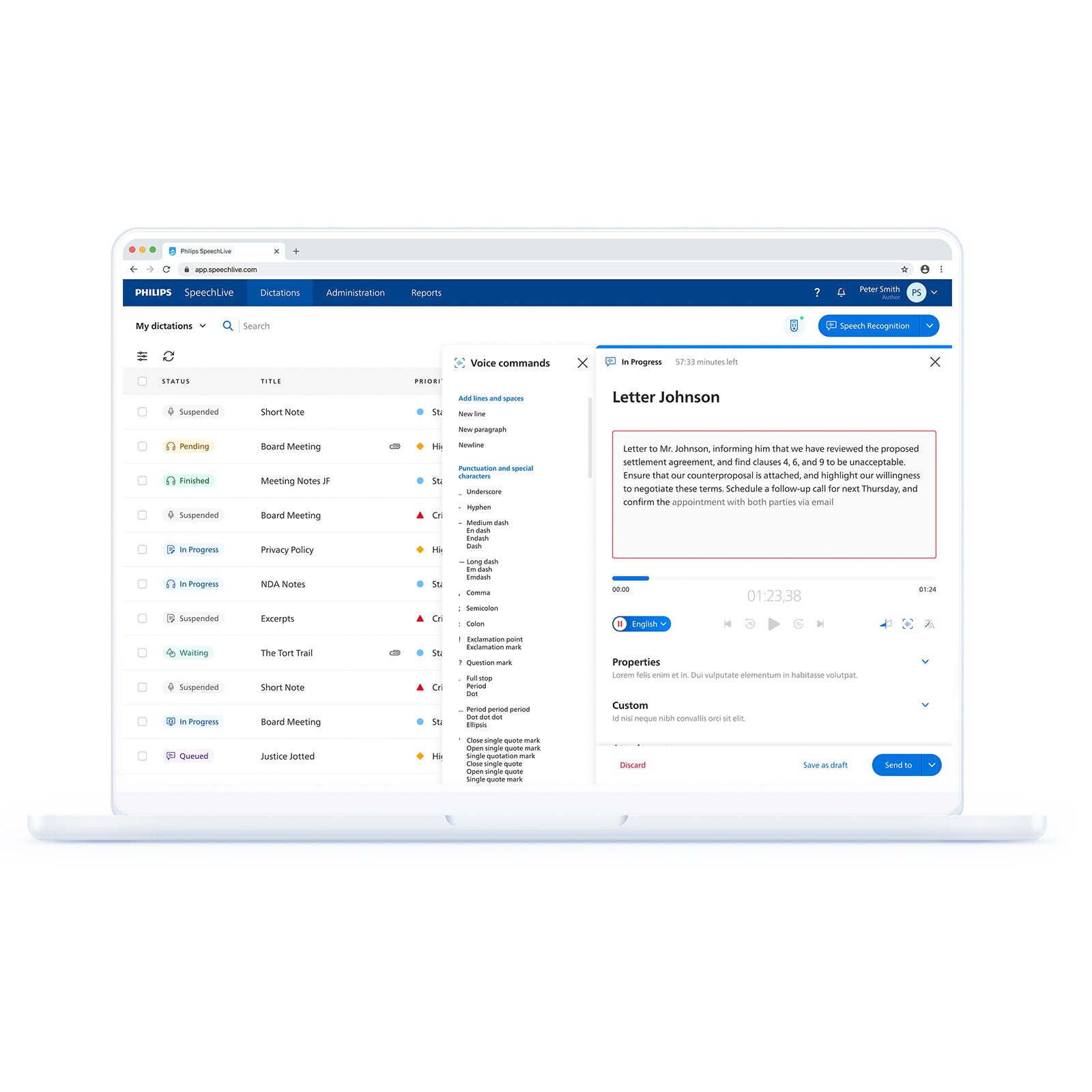 SpeechLive Advanced (PRO) Business Package 12 Month Subscription PCL1100