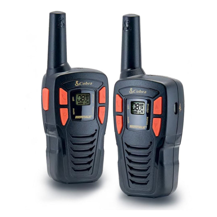 Cobra AM245 5km Two-Way Adventure TWIN Pack License-Free PMR Radios