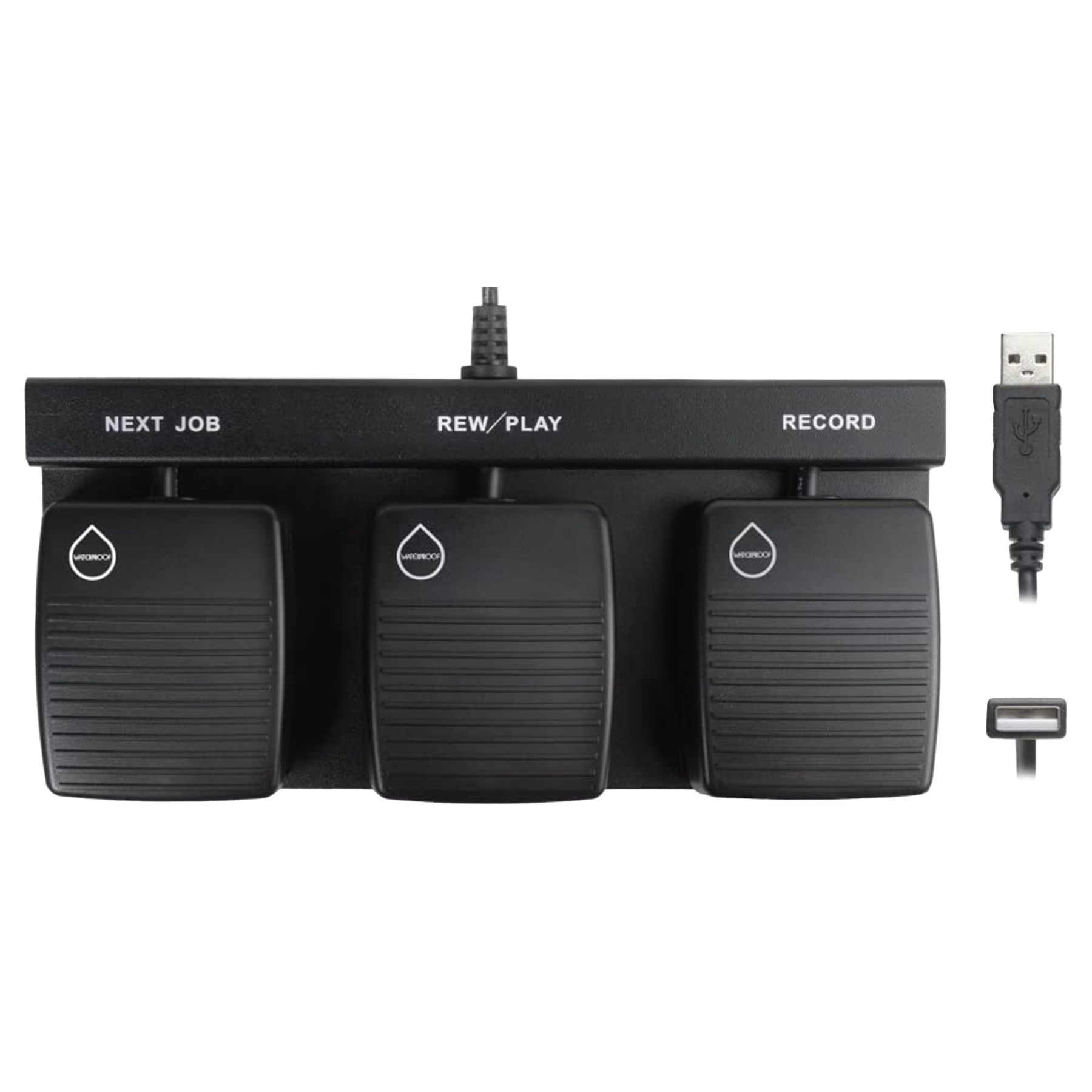 Programmable Foot Switch For PC IKKEGOL USB Triple Foot Switch Pedal ...