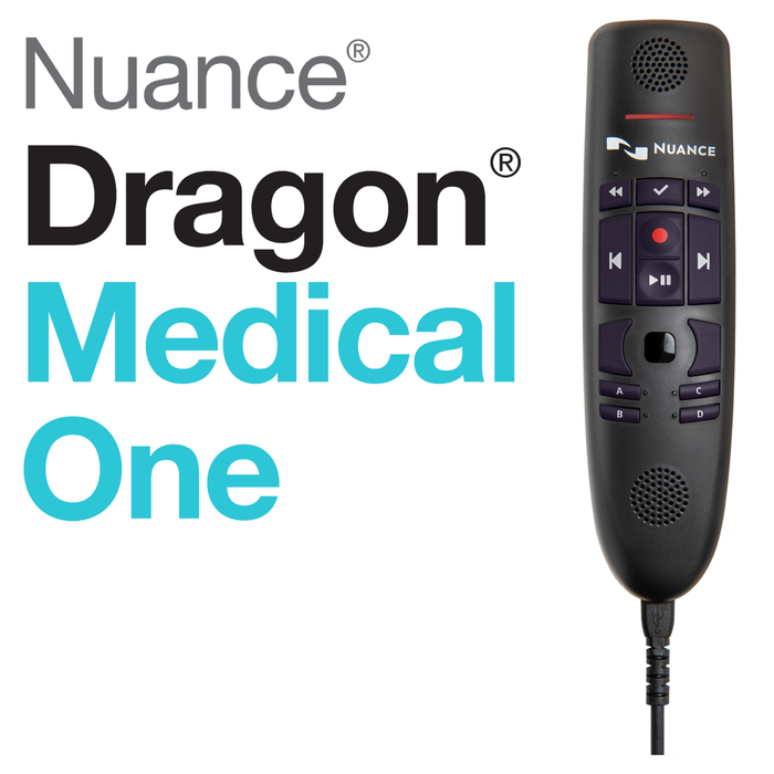 Nuance PowerMic 4 Dictation Microphone with Dragon Medical One