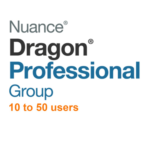 Nuance Dragon Professional Group 15 Volume License 10 - 50 Users - Speak-IT Solutions LTD