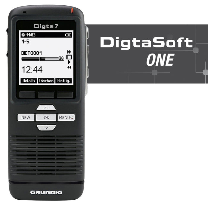 Grundig Digta 7 Push (incl. DigtaSoft One Software) - Speak-IT Solutions LTD