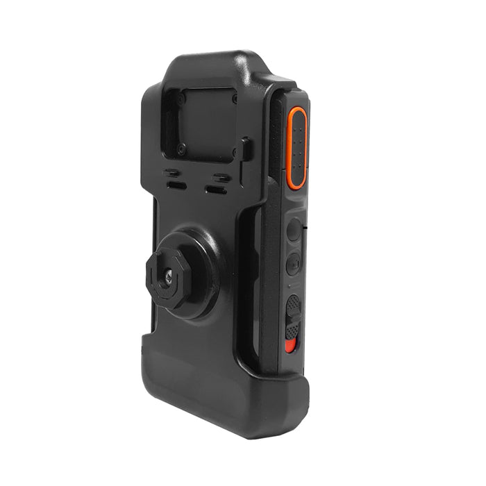 Hytera BC40 (VM780) belt clip with KlickFast stud (standard clip removed)
