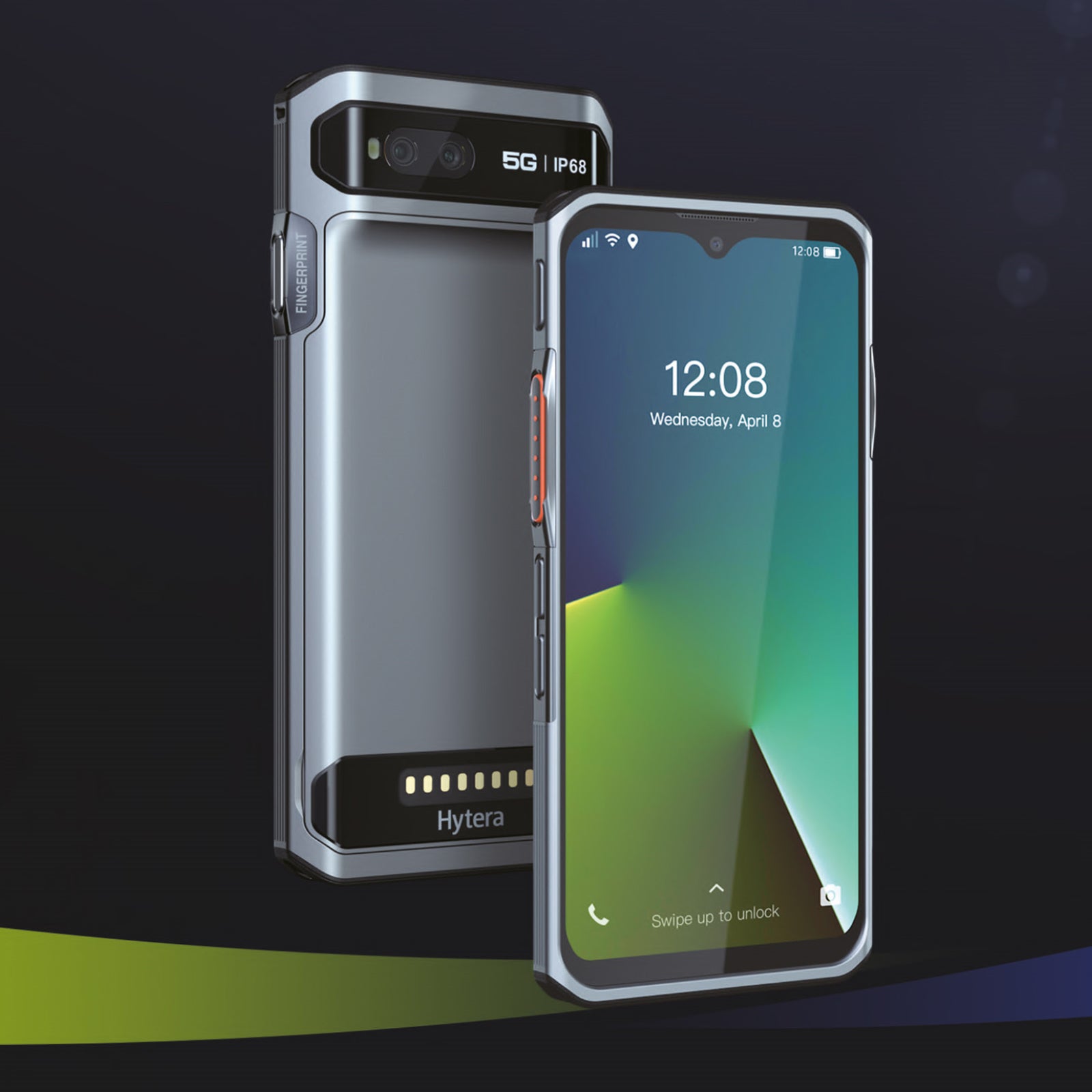 Hytera PNC560 XSecure, PoC-Ready, Rugged IP68 Encrypted Android Smartphone (Standard)
