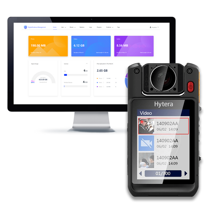 Hytera SmartDEMS Cloud Evidence Managent System with Remote WiFi Video Upload (Annual Subscription)