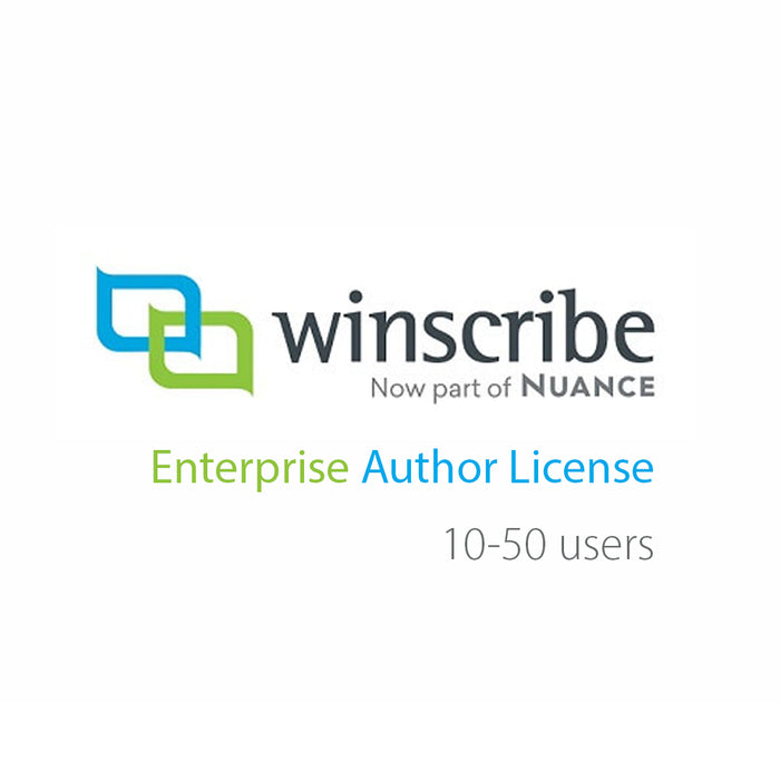 Nuance Winscribe Enterprise Author License (10-50 Users) - Speak-IT Solutions LTD
