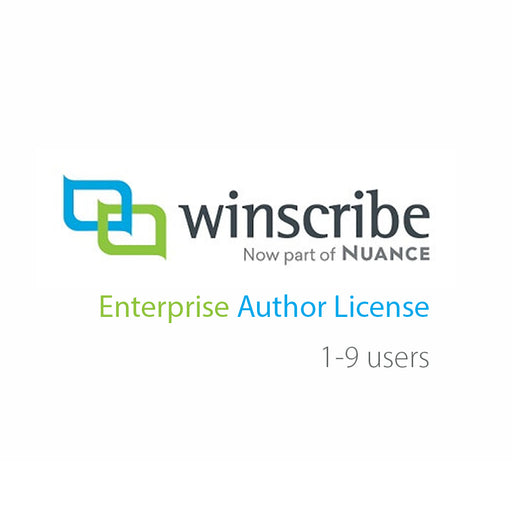 Nuance Winscribe Enterprise Author License (1-9 Users) - Speak-IT Solutions LTD