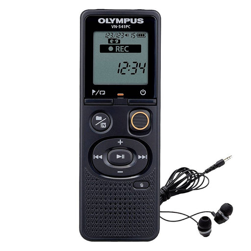 Olympus VN-541PC 4GB Digital Voice Recorder with E39 Stereo Earphones