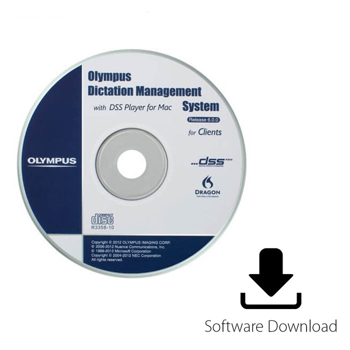 Olympus ODMS R6 Software (Single License for Dictation Module)– Speak ...