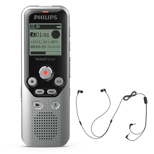 Philips DVT1250 Digital VoiceTracer with CC-40 Smartphone Recording Adapter