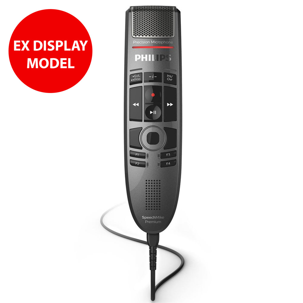 Philips SMP3700/00 SpeechMike Premium Touch Dictation Microphone (Ex Display Model, No Box)