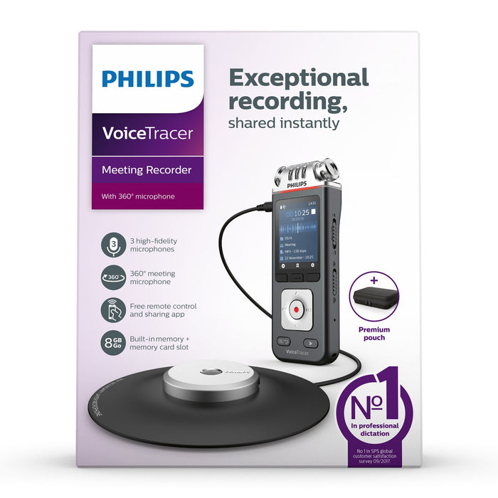 Philips DVT8110 VoiceTracer Meeting Recording Kit - Speak-IT Solutions LTD