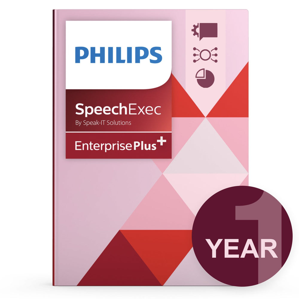 Philips LFH7351/00 SpeechExec Enterprise - Concurrent User License Plus (1 Year) - Speak-IT Solutions LTD