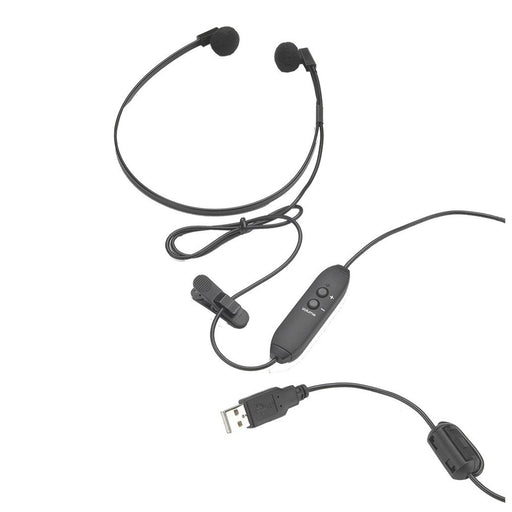 Spectra USB Stereo Headset with Volume Control - Speak-IT Solutions LTD