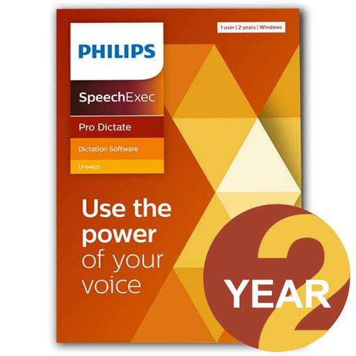 Philips LFH4412/02 SpeechExec Pro Dictate V11 Software 2 Year License - Instant Download - Speak-IT Solutions LTD