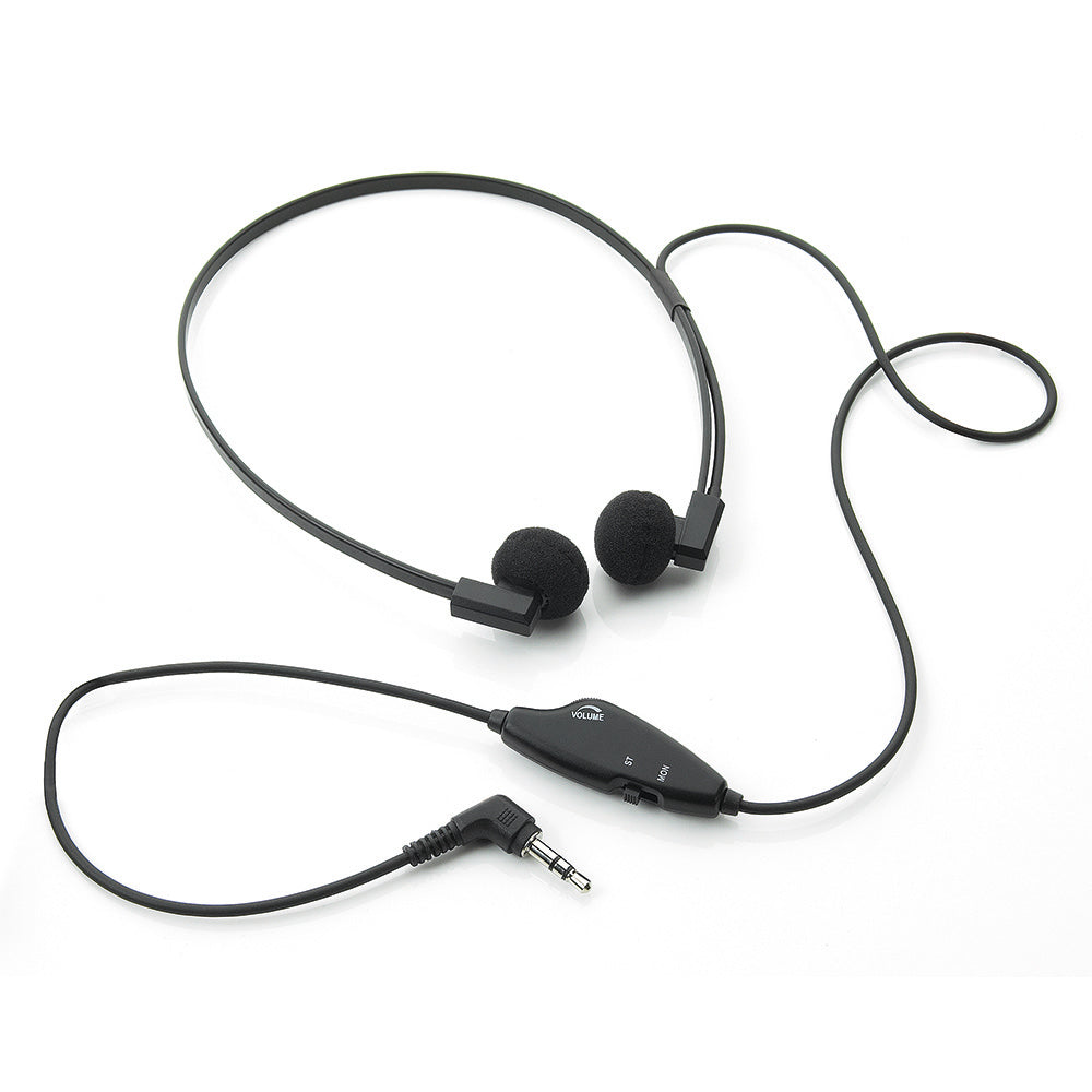 3.5mm Stereo/Mono Switchable 5ft Lead Headset - Speak-IT Solutions LTD