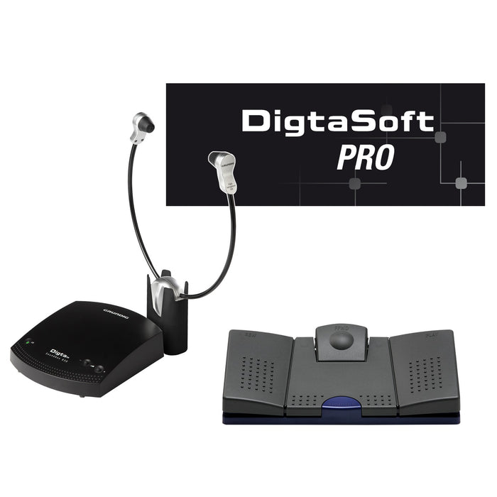 Digta Transcription Premium Kit 568 with DigtaSoft Pro - Speak-IT Solutions LTD
